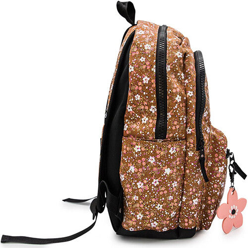 little legends rugzak met regenhoes large - vintage flower - 38 cm | LL2006-03  | 6