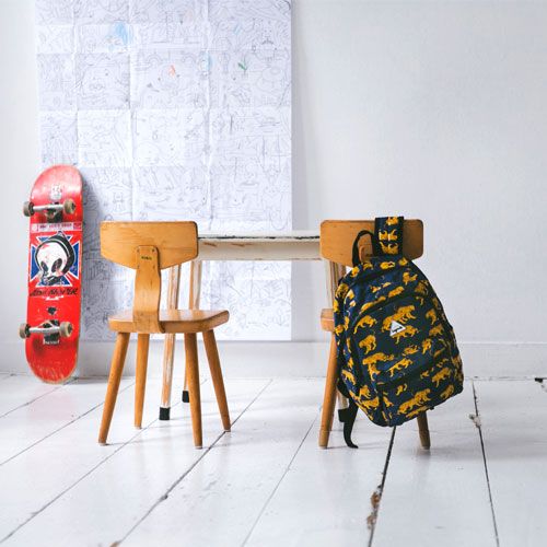 little legends rugzak met regenhoes medium - tijger blauw - 38 cm   | LL2002-02 | 4