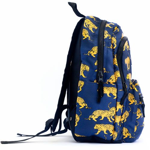 little legends rugzak met regenhoes medium - tijger blauw - 38 cm   | LL2002-02 | 6