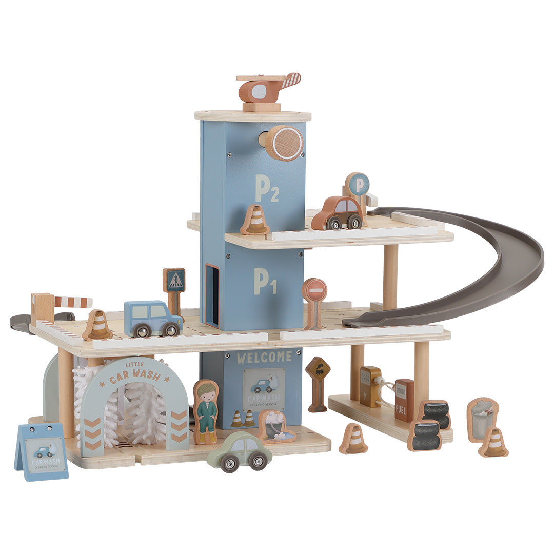 little dutch garage - 18-delig | ilovespeelgoed