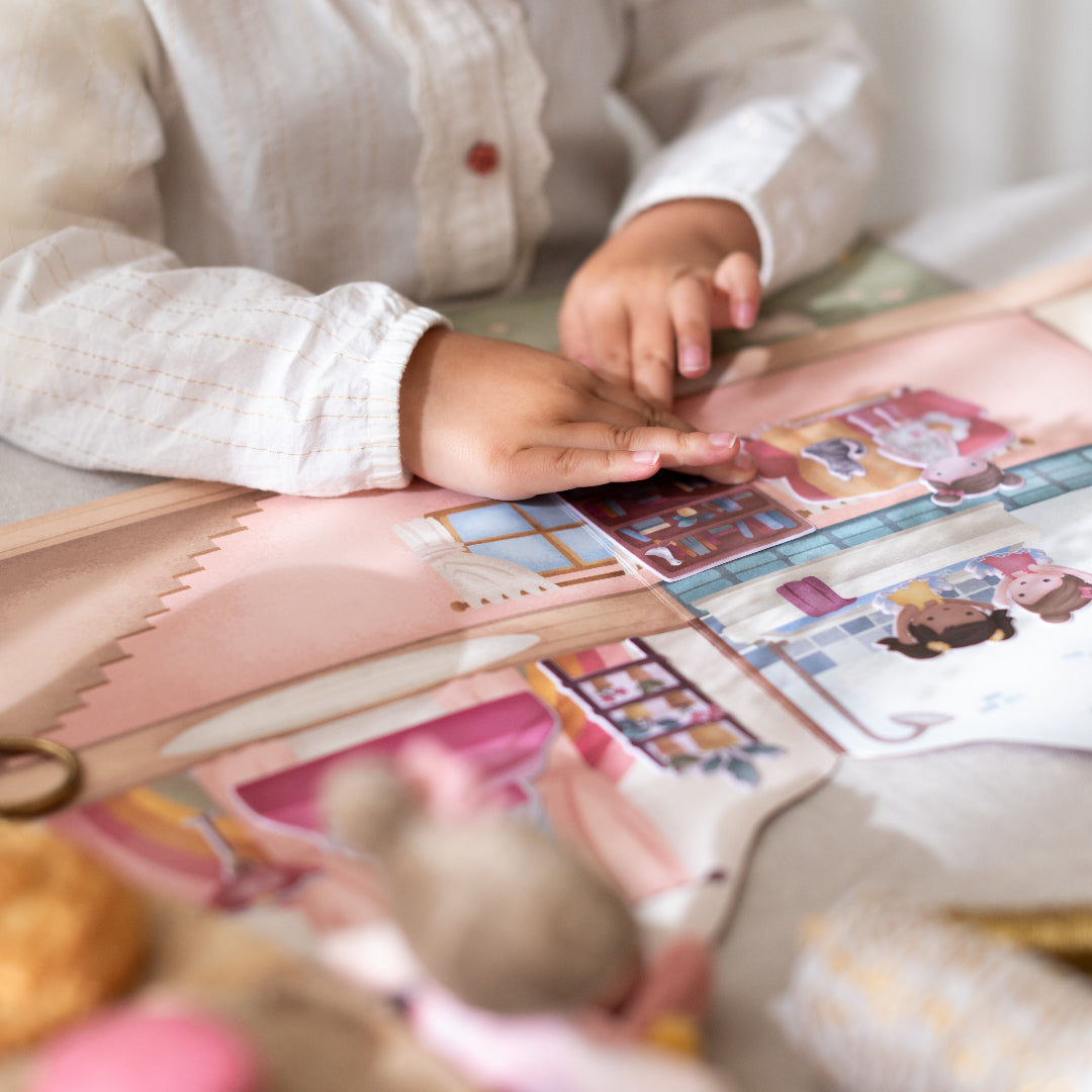 little dutch herbruikbare stickers rosa's house | 126787 | 13