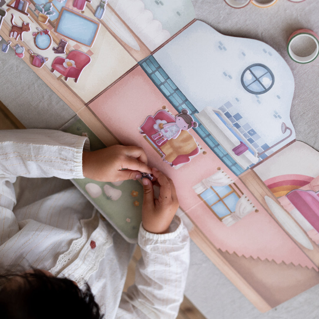 little dutch herbruikbare stickers rosa's house | 126787 | 14