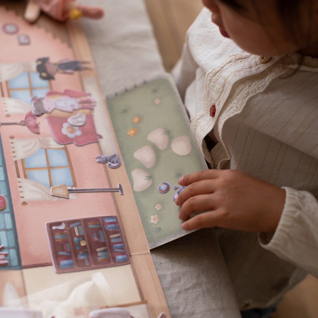 little dutch herbruikbare stickers rosa's house | 126787 | 12