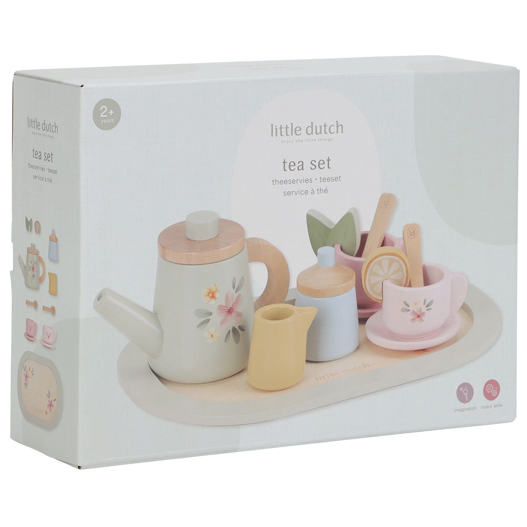 little dutch houten theeservies | LD2507 | 4
