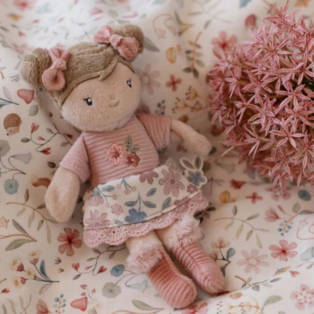 little dutch knuffelpop rosa - 10 cm | LD4681 | 3
