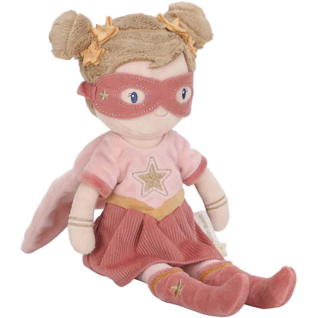 little dutch knuffelpop rosa - superheld - 35 cm | LD4673 | 4