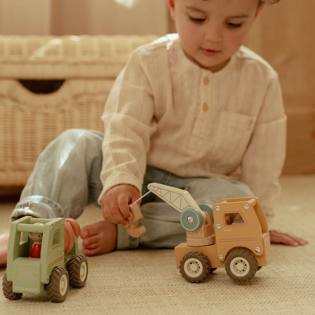 little dutch kraanwagen met kraanmachinist | LD2530 | 5