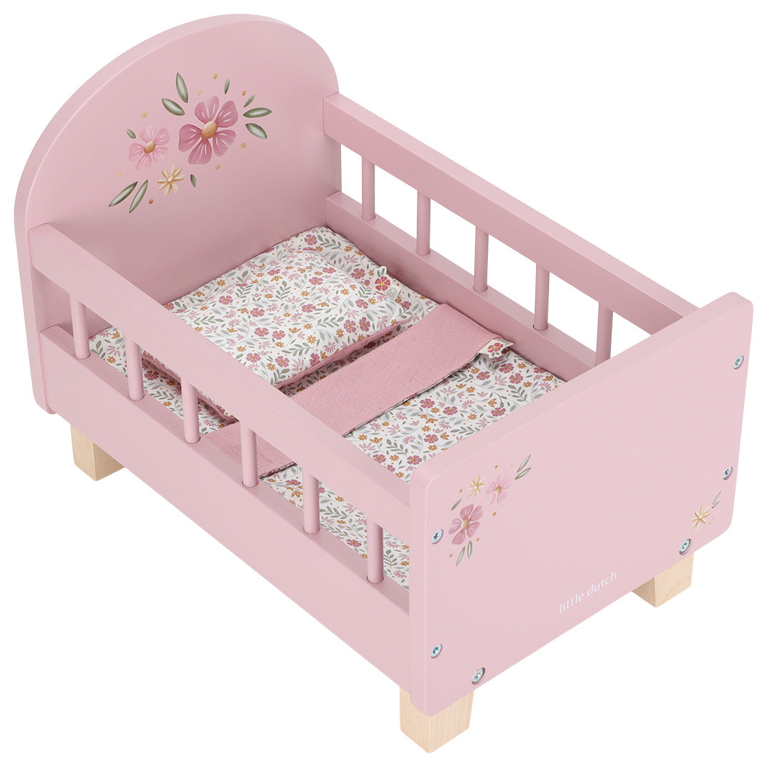 little dutch poppenbed - roze | LD2517 | 3