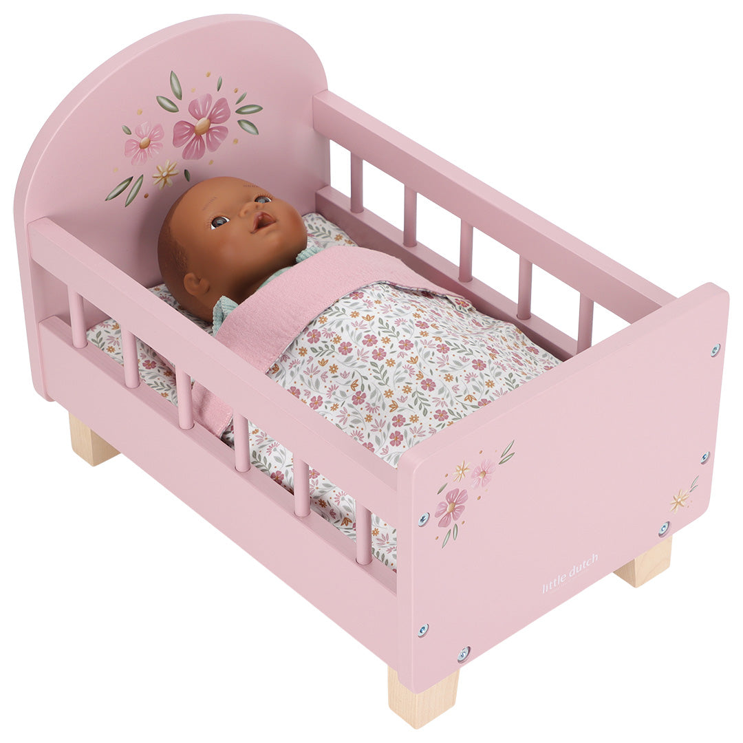 little dutch poppenbed - roze | LD2517 | 4