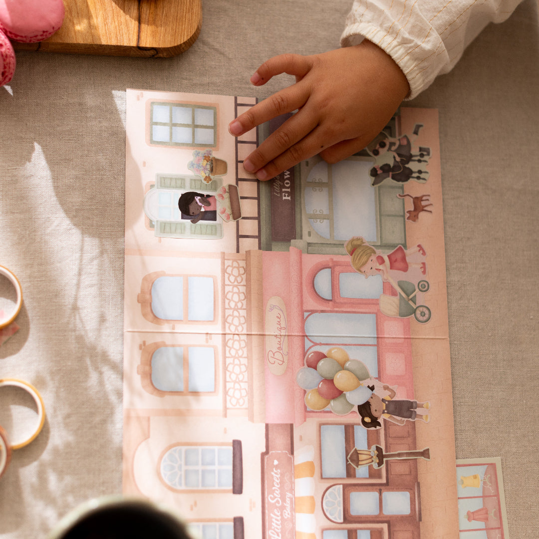 little dutch stickerboek rosa's shopping | 126763 | 11