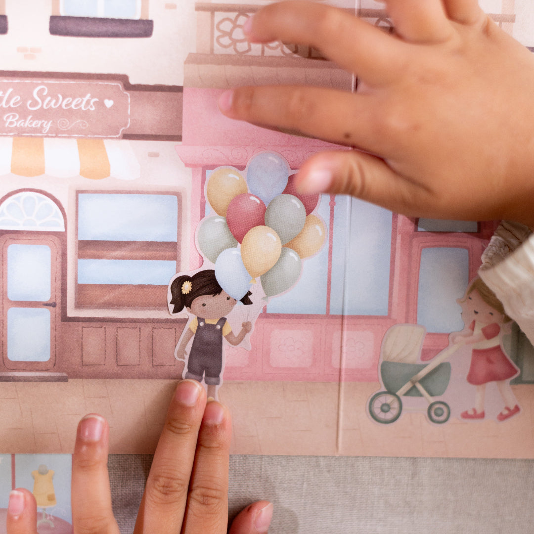 little dutch stickerboek rosa's shopping | 126763 | 12