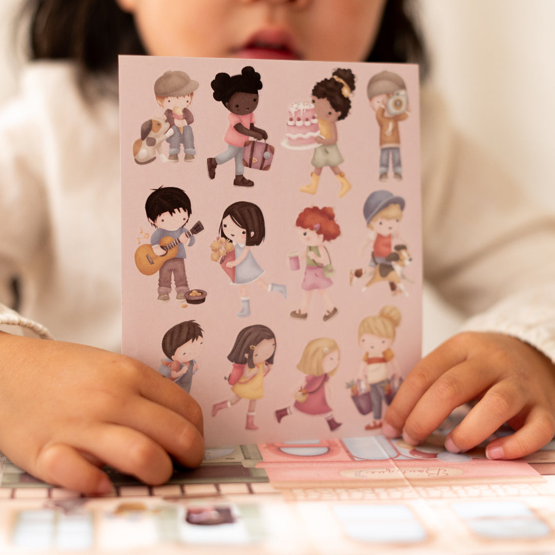 little dutch stickerboek rosa's shopping | 126763 | 14