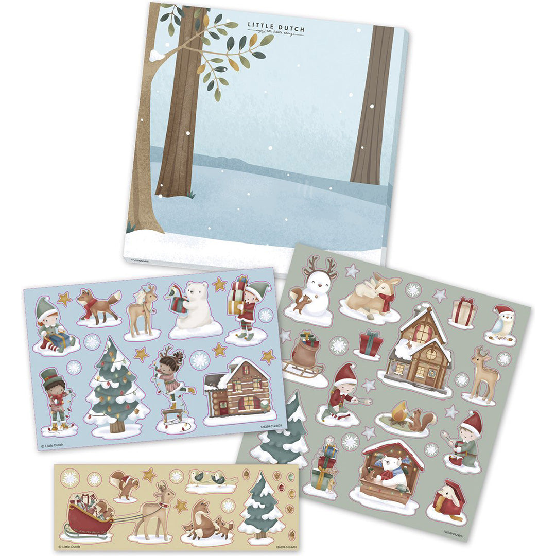 little dutch stickerset kerst - 60st | SG126299 | 3