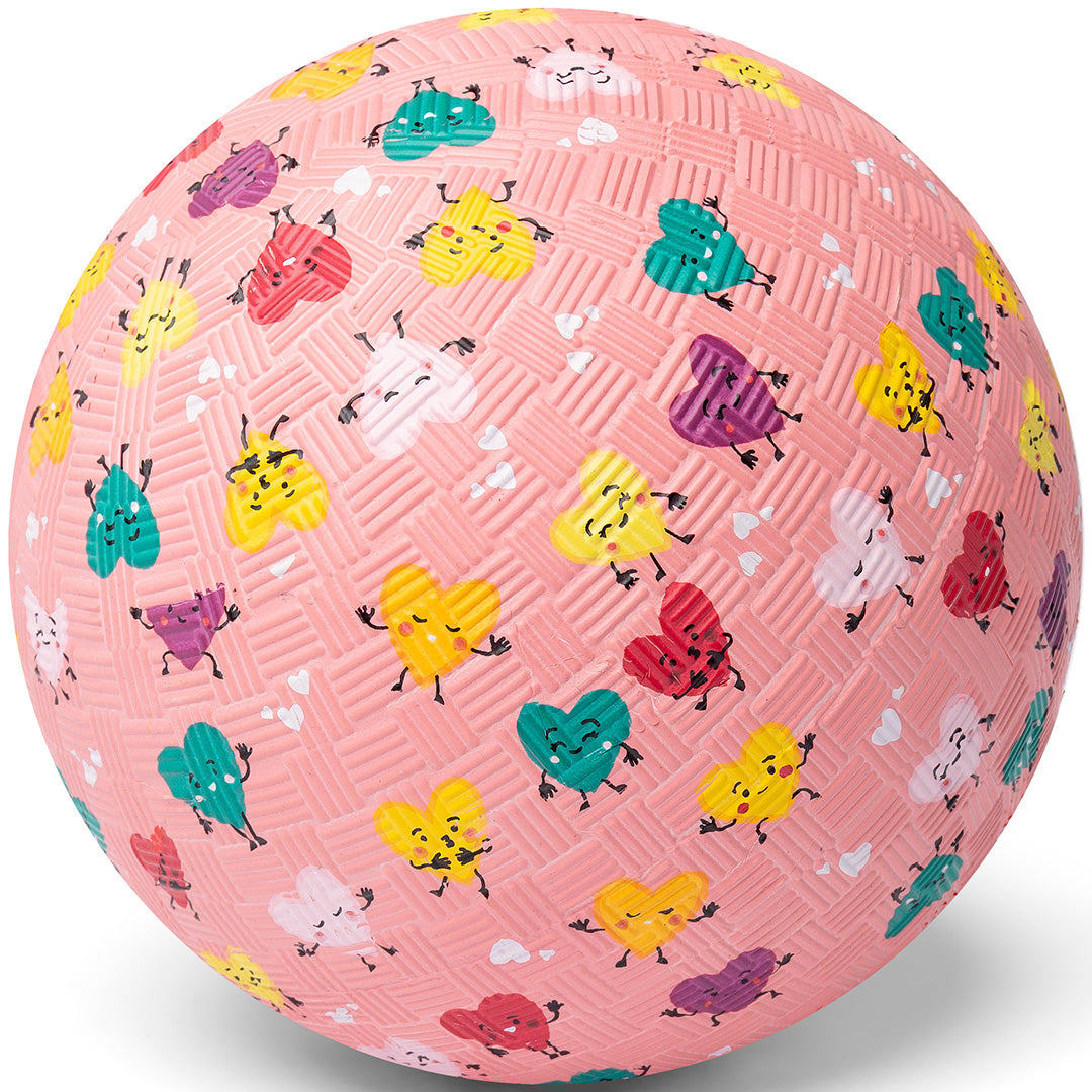 little l speelbal hartjes - 13 cm | LLB-027 | 1