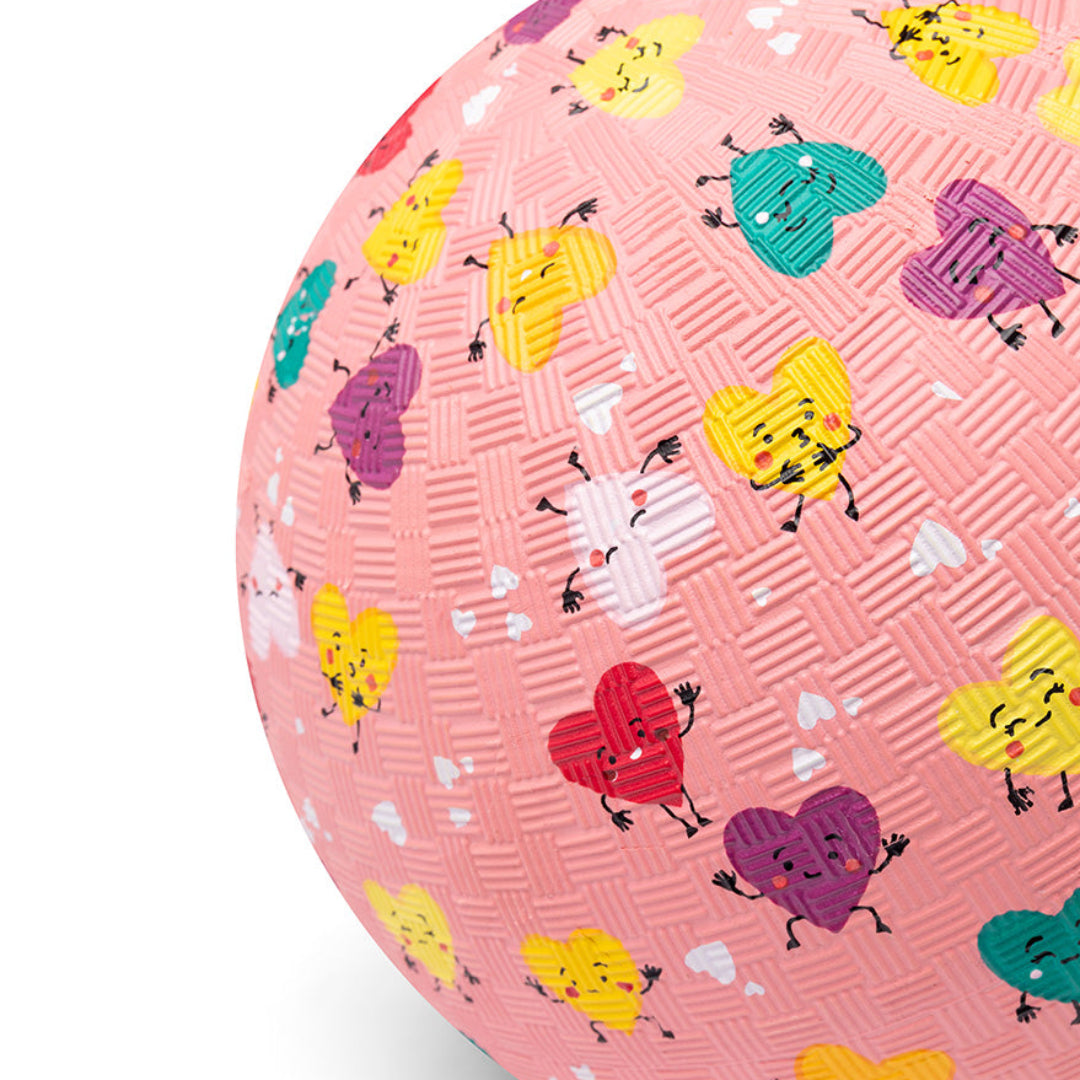 little l speelbal hartjes - 13 cm | LLB-027 | 2