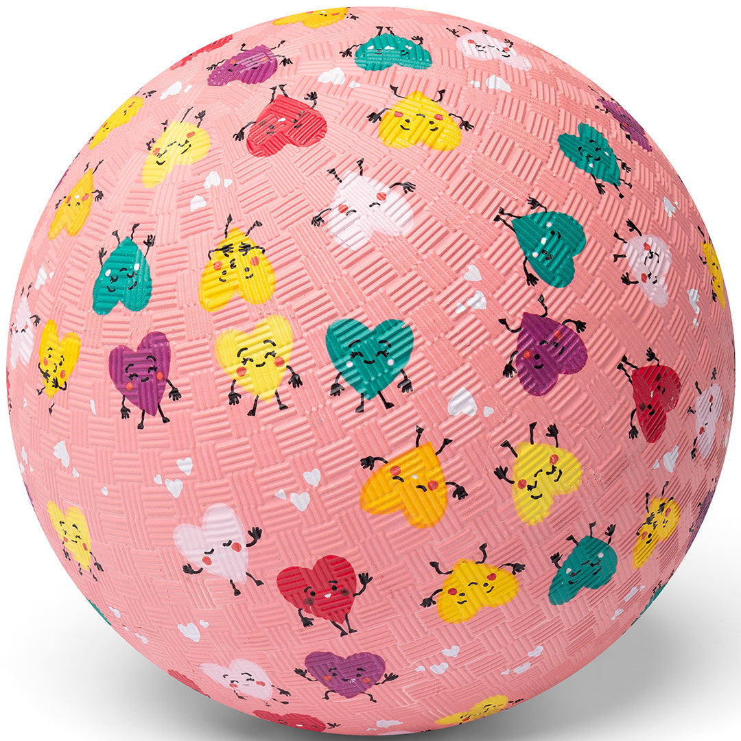 little l speelbal hartjes - 18 cm | LLB-028 | 1