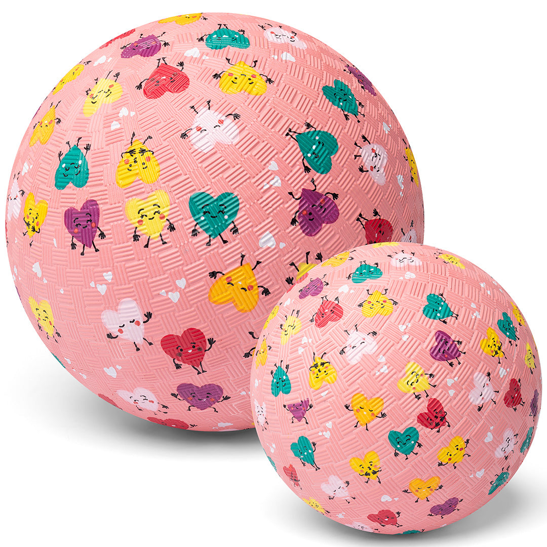 little l speelbal hartjes - 18 cm | LLB-028 | 3