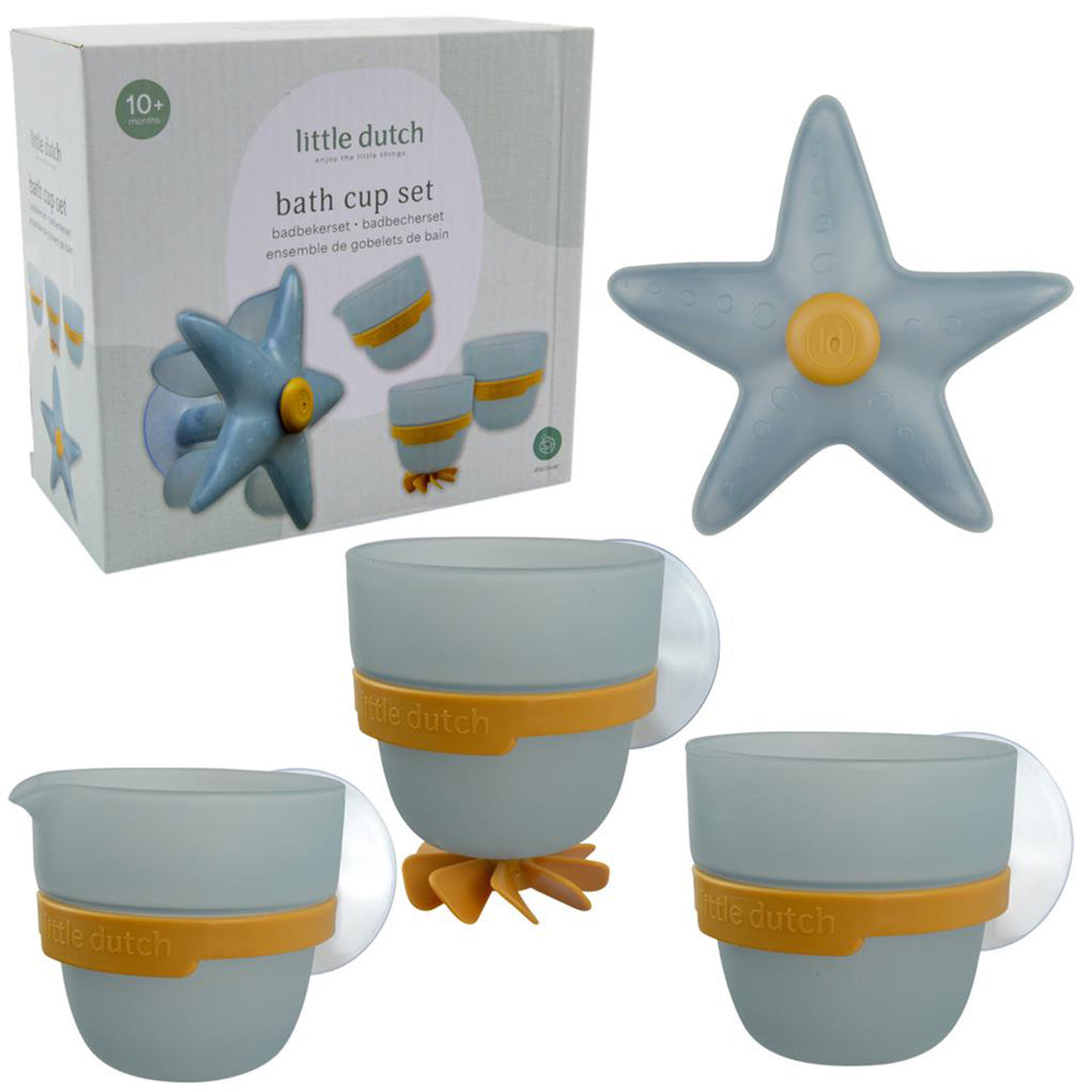 little dutch badbekers voor badwand - zeester 2015906 | 0