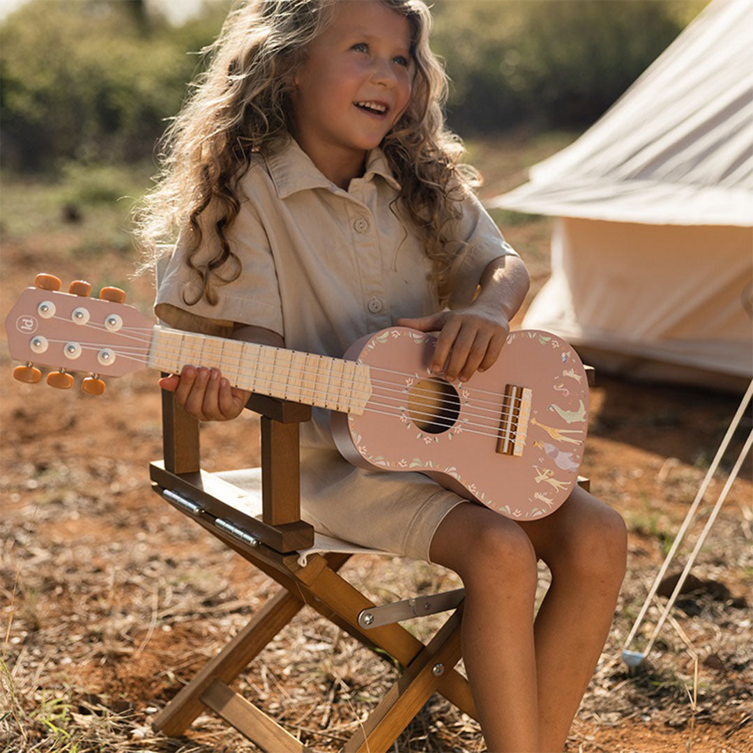 little dutch gitaar safari friends - roze | LD7471 | b