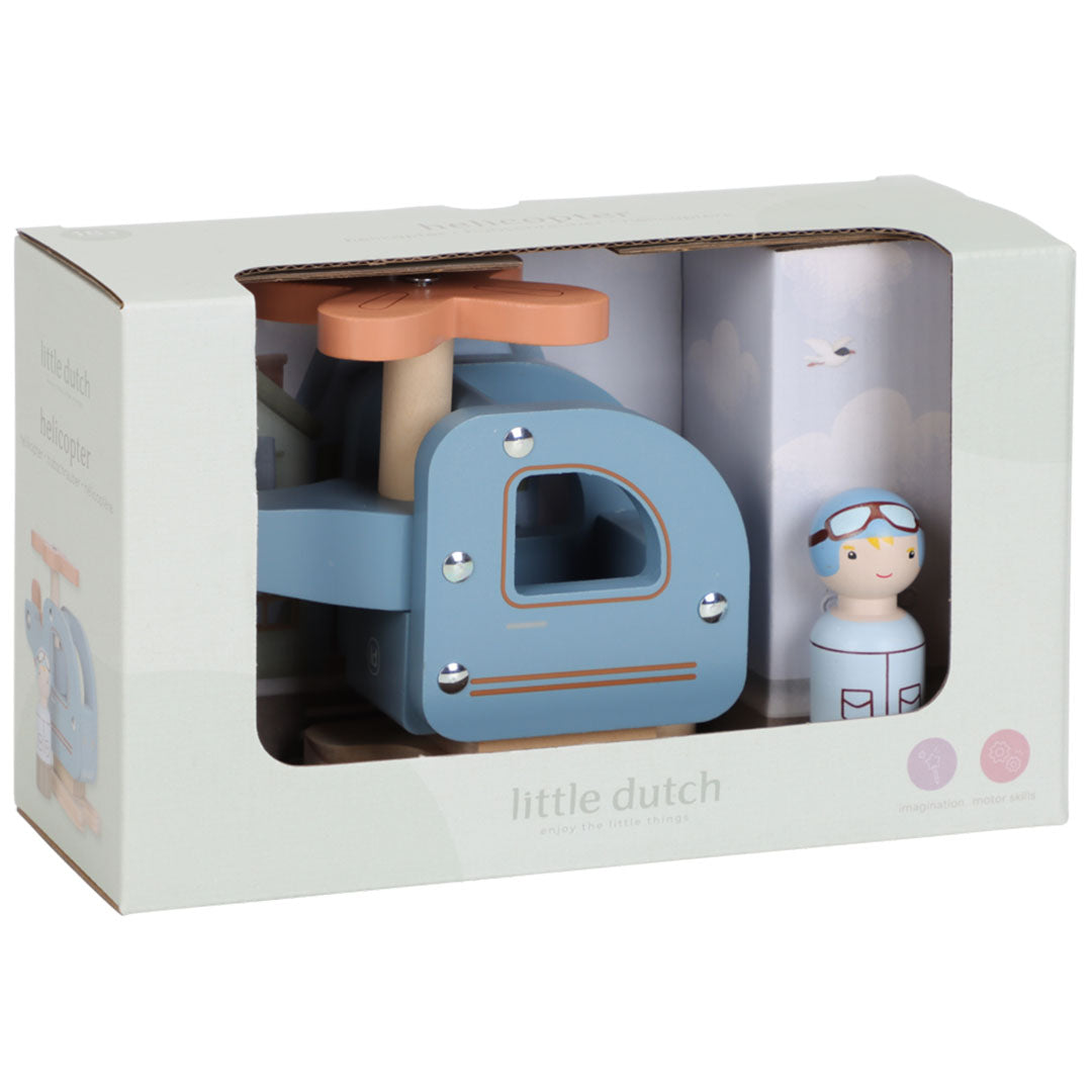 little dutch helikopter met poppetje | LD2552 | 5