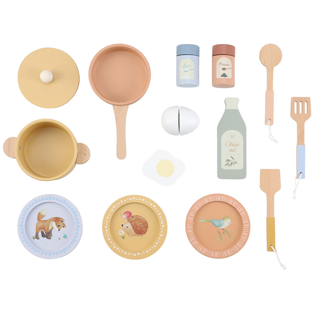 little dutch kinderkeuken mint - 15-delig | LD2500 | 3