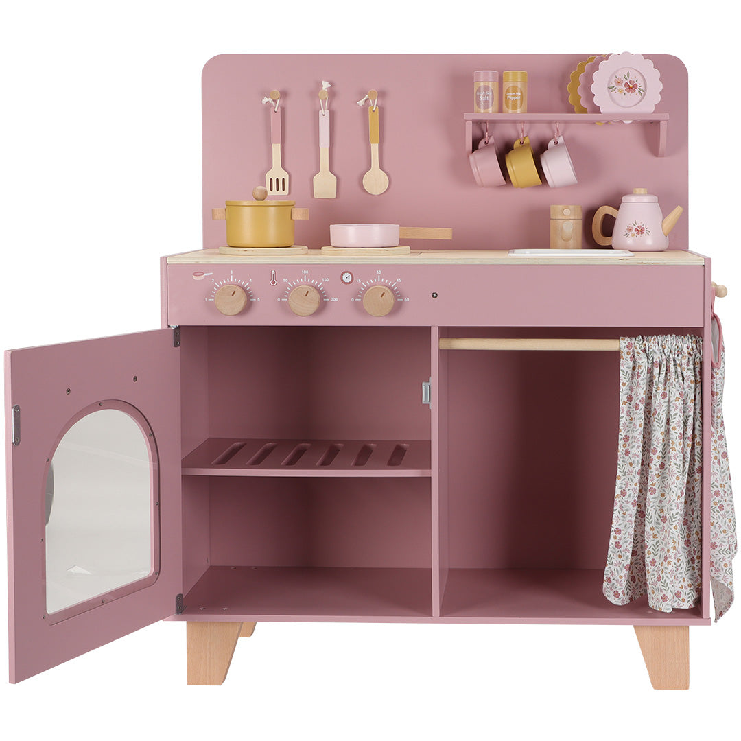 little dutch kinderkeuken roze - 18-delig | LD2501 | 4