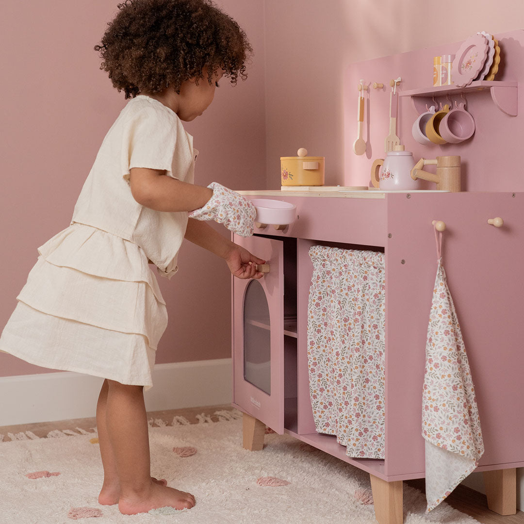 little dutch kinderkeuken roze - 18-delig | LD2501 | 1