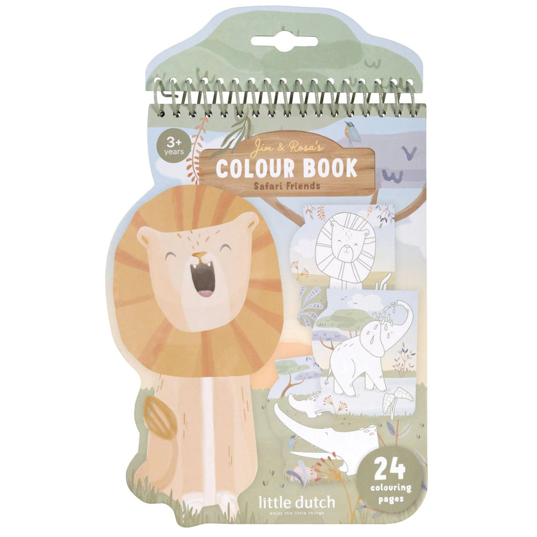 little dutch kleurboek leeuw - safari friends | LDBT126907 | 