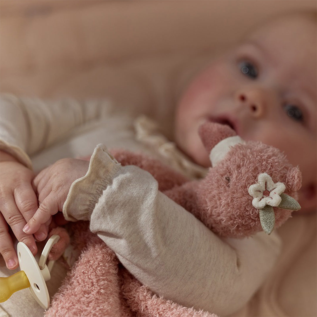 little dutch knuffel- en speendoek safari friends - flamingo | LD8329 | 2