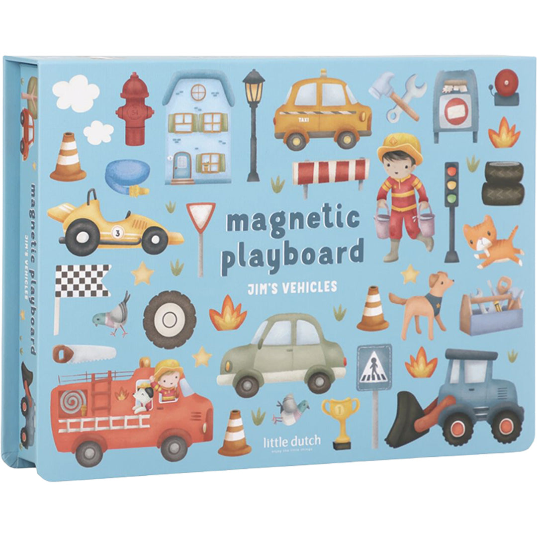 little dutch magneetspel voertuigen - jim | LD4786 | 