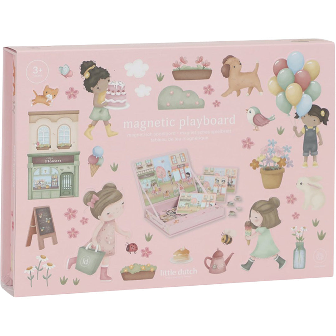 little dutch magneetspel winkelstraat - rosa | LD4785 | 6