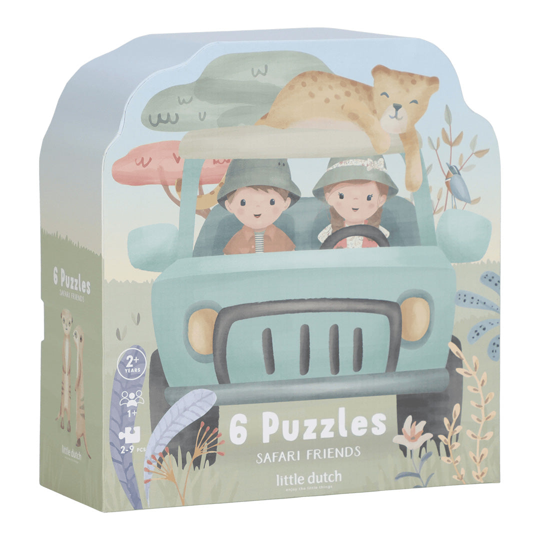 LD7450 | little dutch puzzel safari friends - 6st | 4