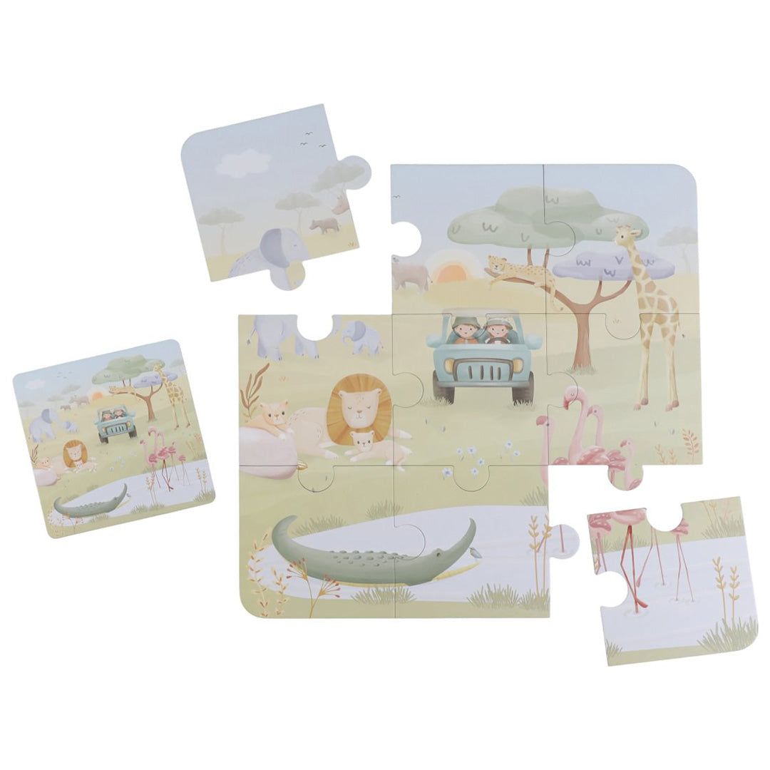 LD7450 | little dutch puzzel safari friends - 6st | 5