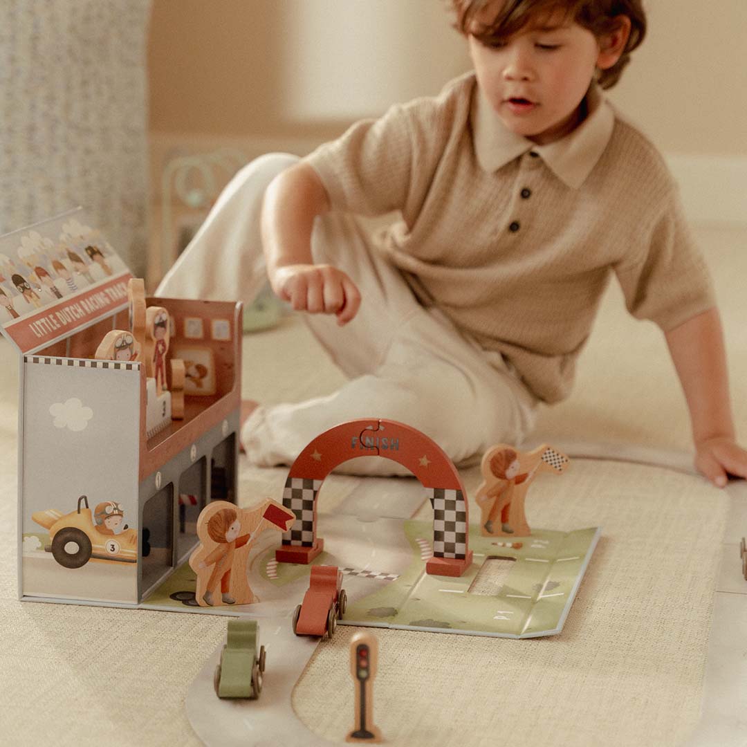 little dutch speelkoffer racebaan | LD2524 | 1