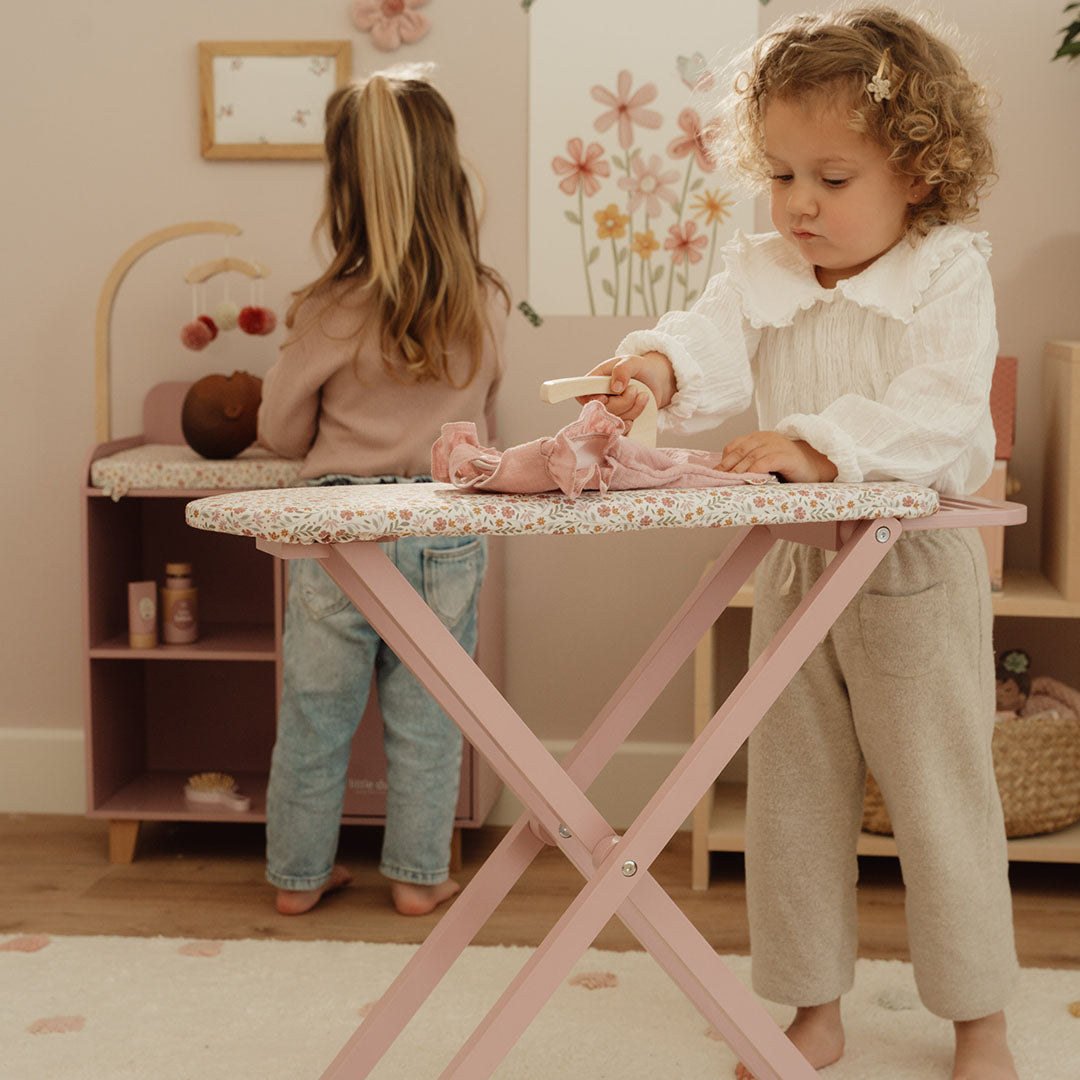 little dutch strijkplank met strijkijzer - roze | LD2523 | 1