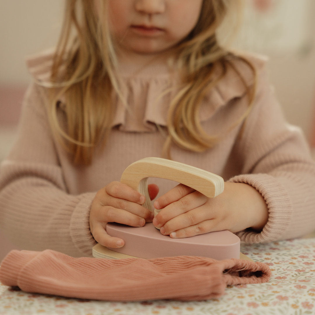 little dutch strijkplank met strijkijzer - roze | LD2523 | 5