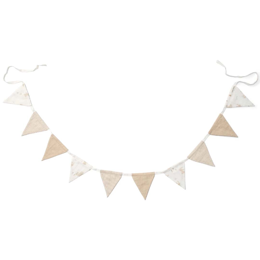 little dutch vlaggenslinger newborn naturals - baby bunny | LDDE20195033 | 1