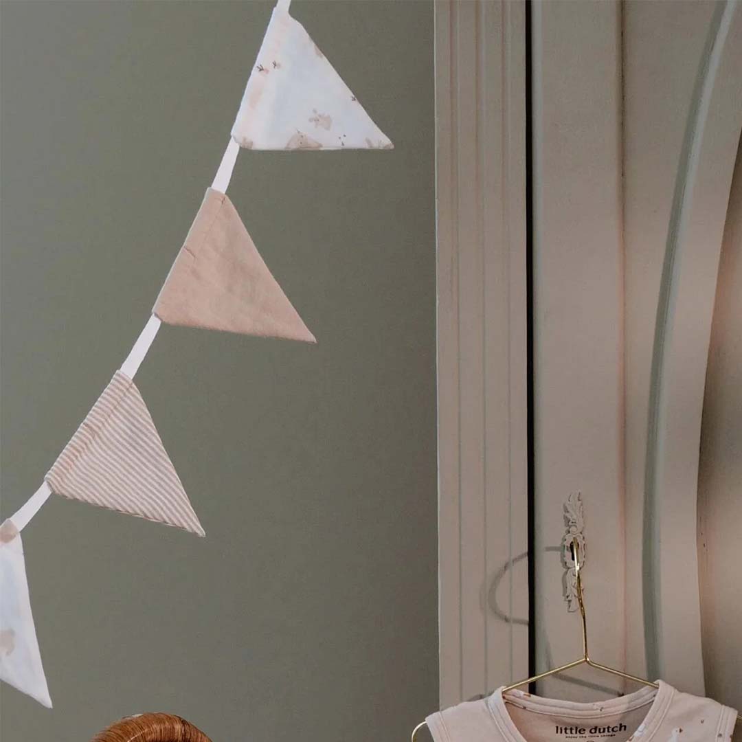 little dutch vlaggenslinger newborn naturals - baby bunny | LDDE20195033 | 4