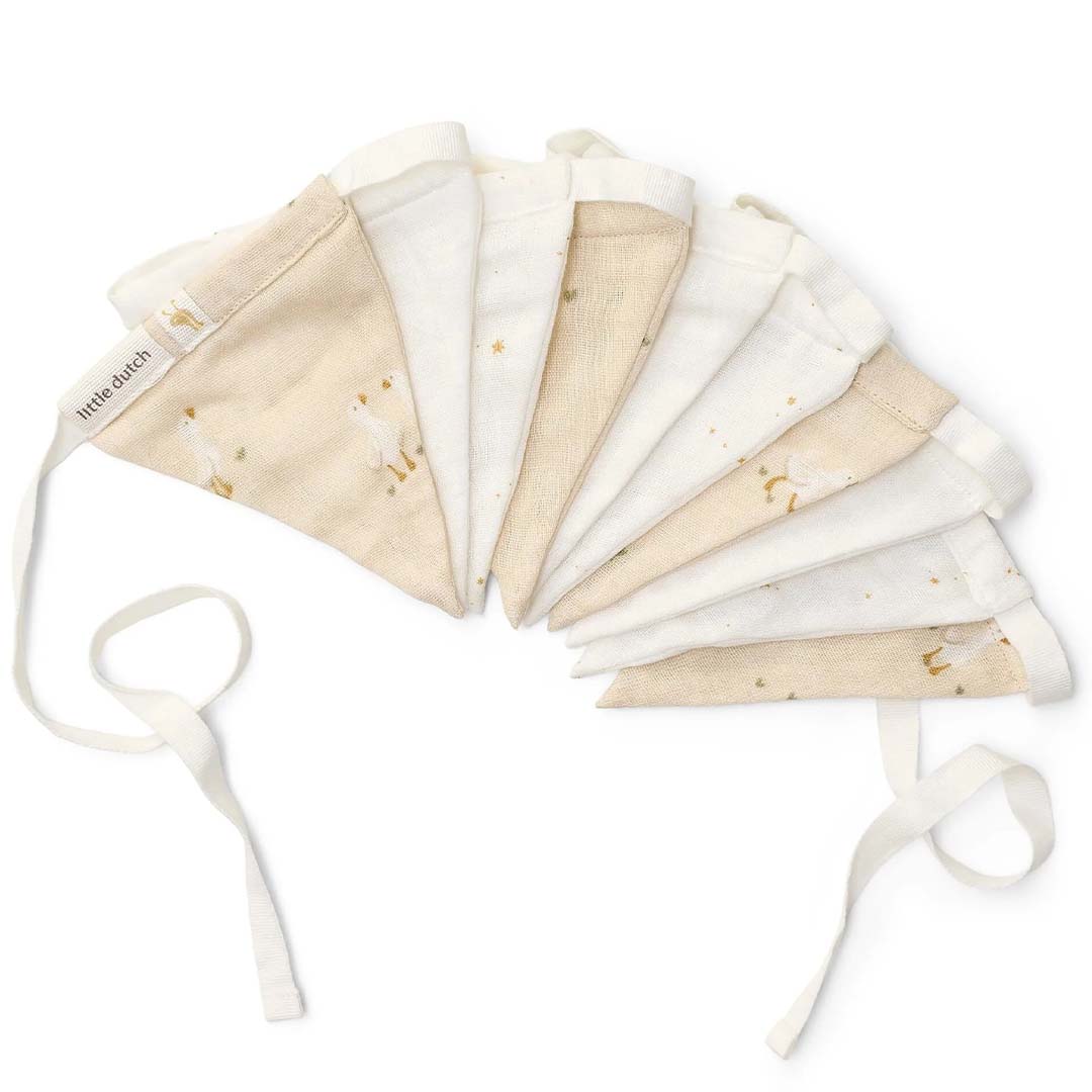 little dutch vlaggenslinger newborn naturals - little goose | LDDE20125032 | 4