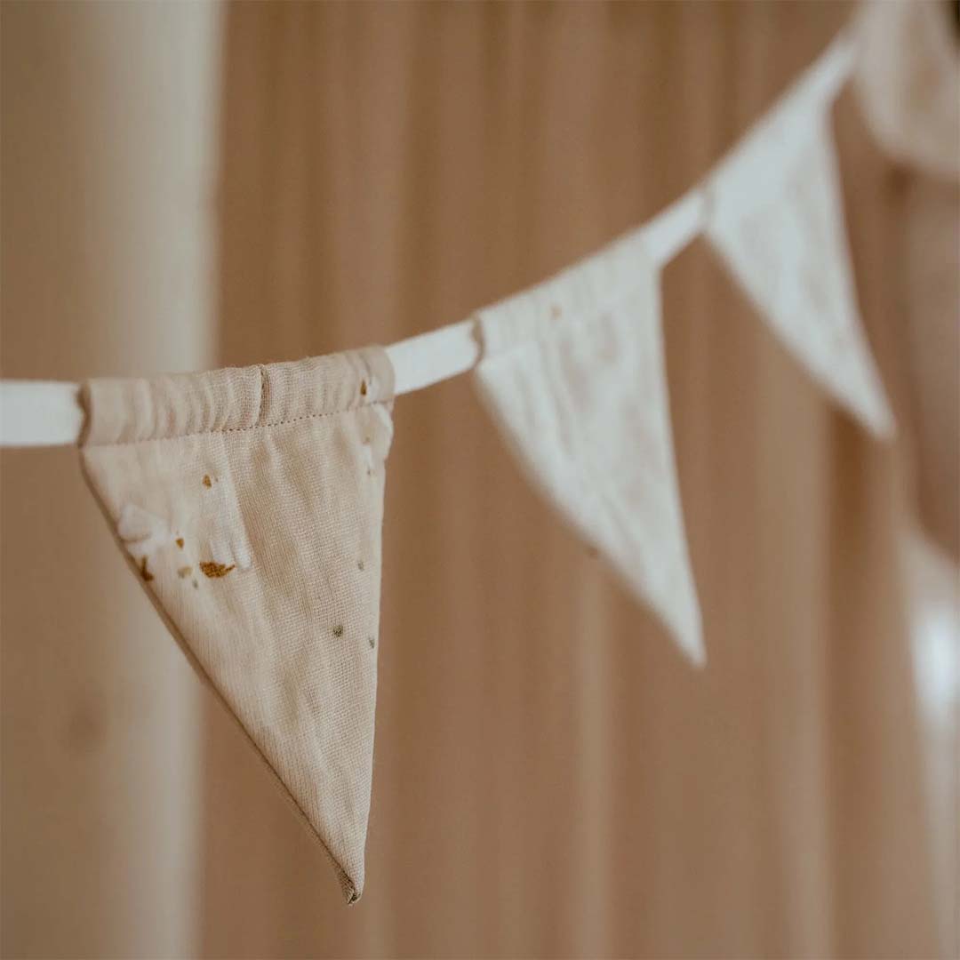 little dutch vlaggenslinger newborn naturals - little goose | LDDE20125032 | 2