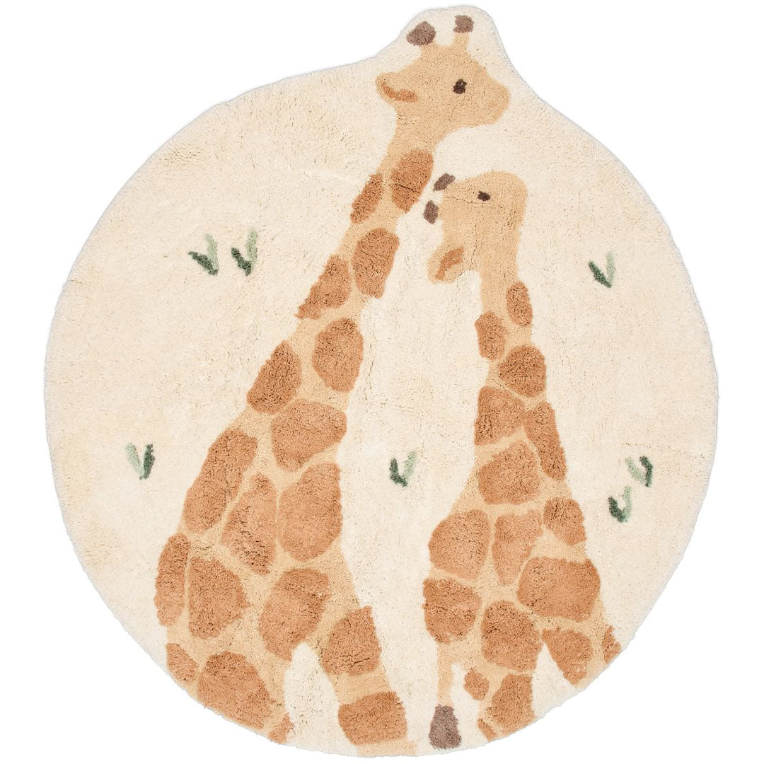 little dutch vloerkleed safari friends - giraf - Ø110 cm | RU10386047 | 