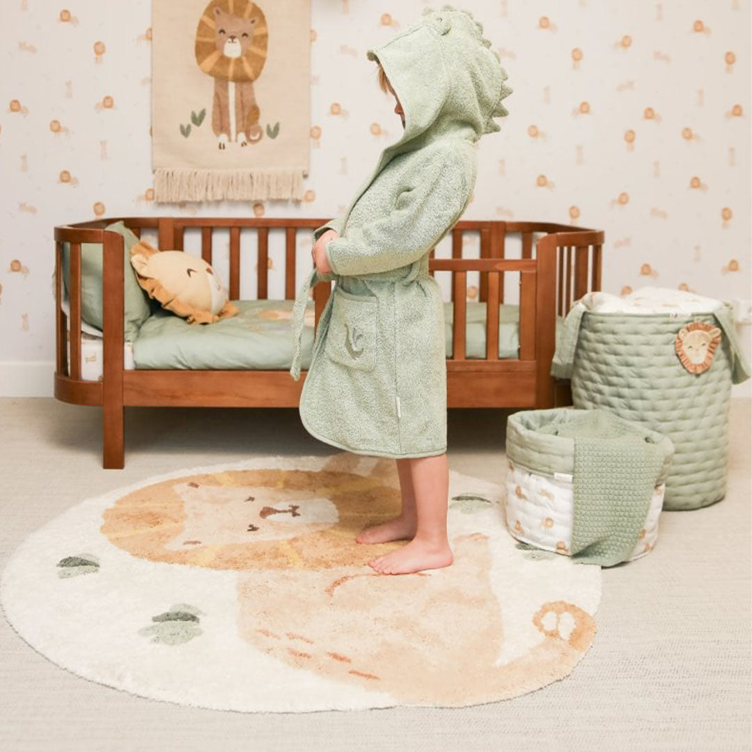 little dutch vloerkleed safari friends - leeuw - 110x117 cm | RU10326047 | 3