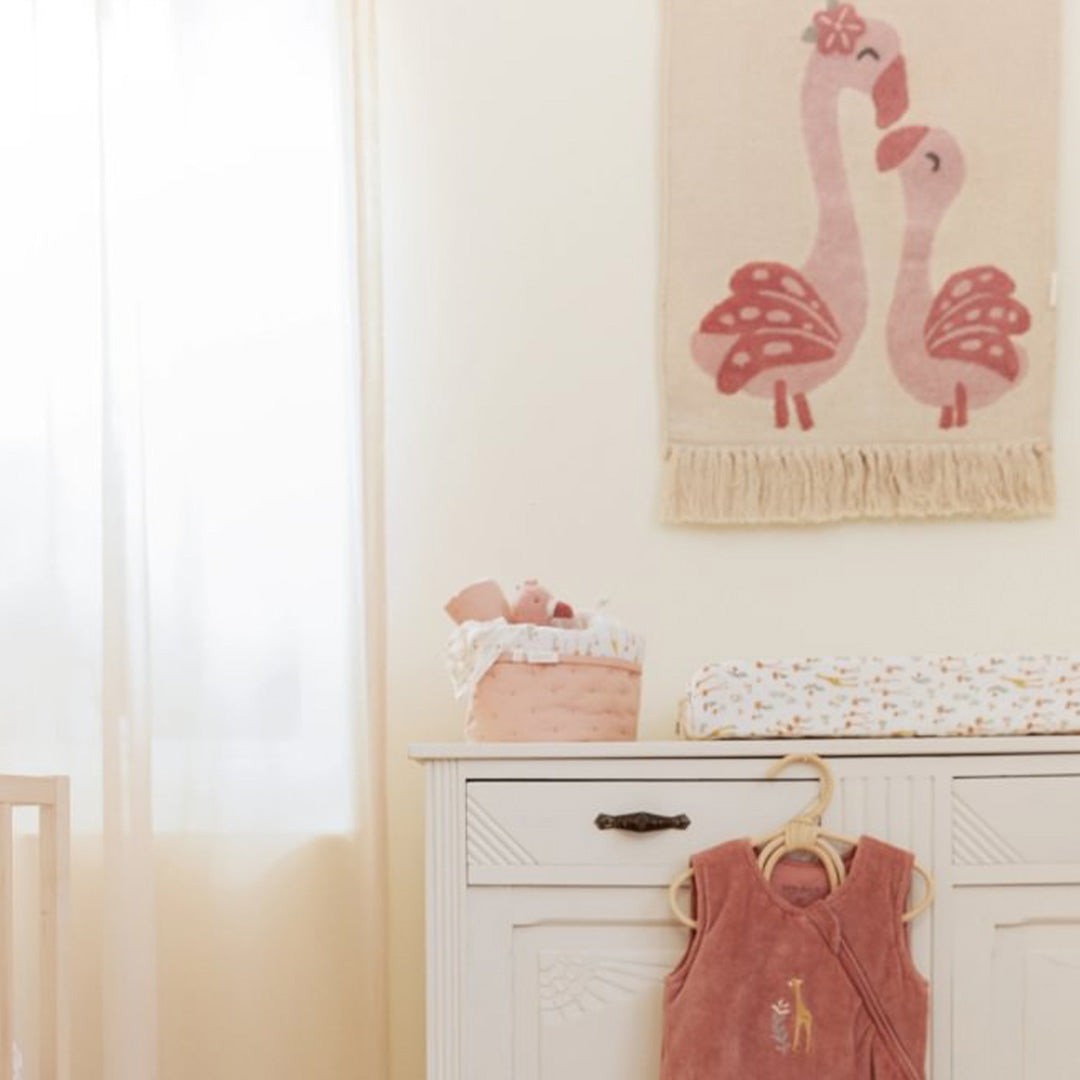 little dutch wandkleed safari friends - flamingo | DE10356047 | 2