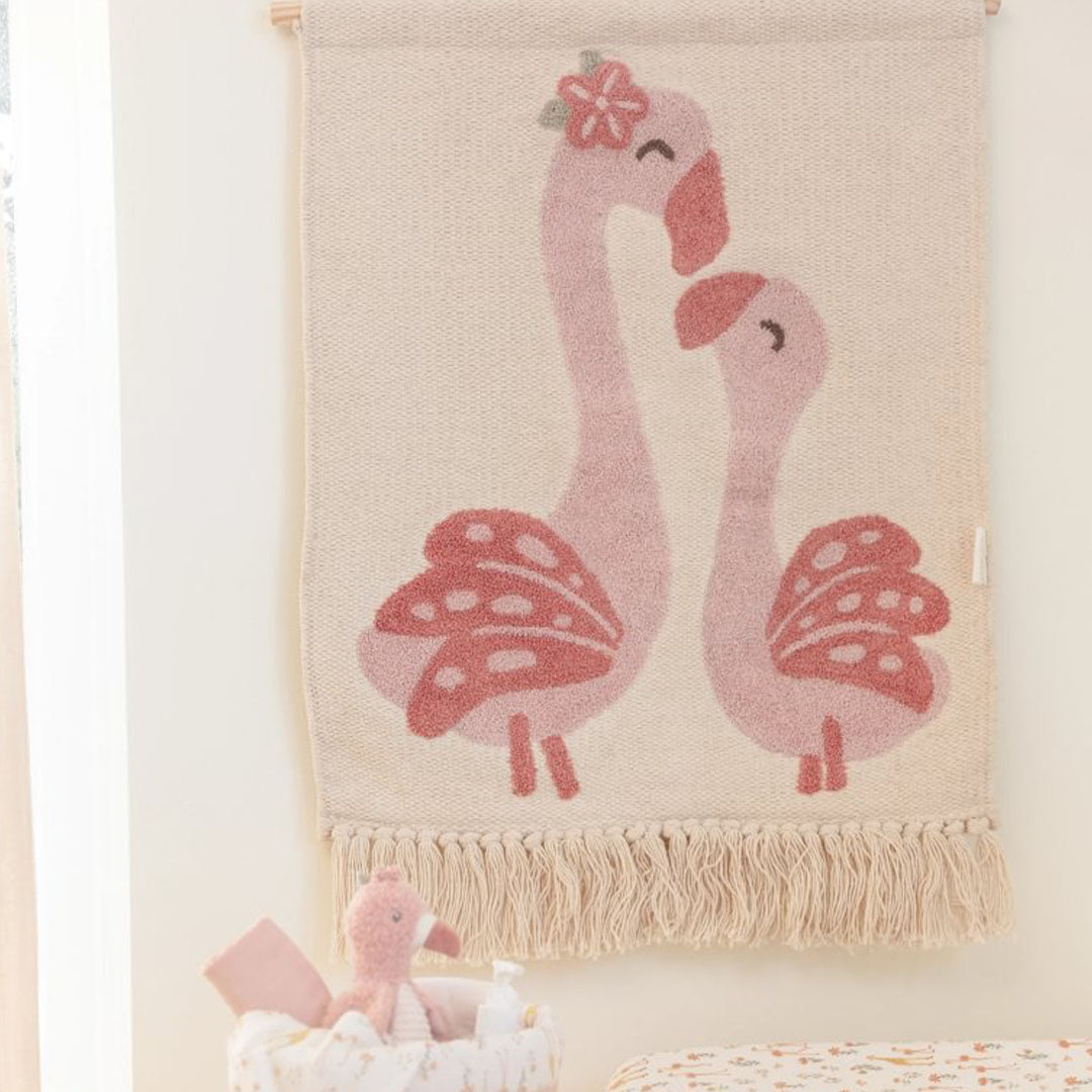 little dutch wandkleed safari friends - flamingo | DE10356047 | 4