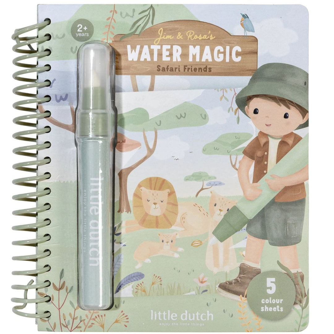 little dutch waterkleurboek jim - safari friends | LDBT126921 | 