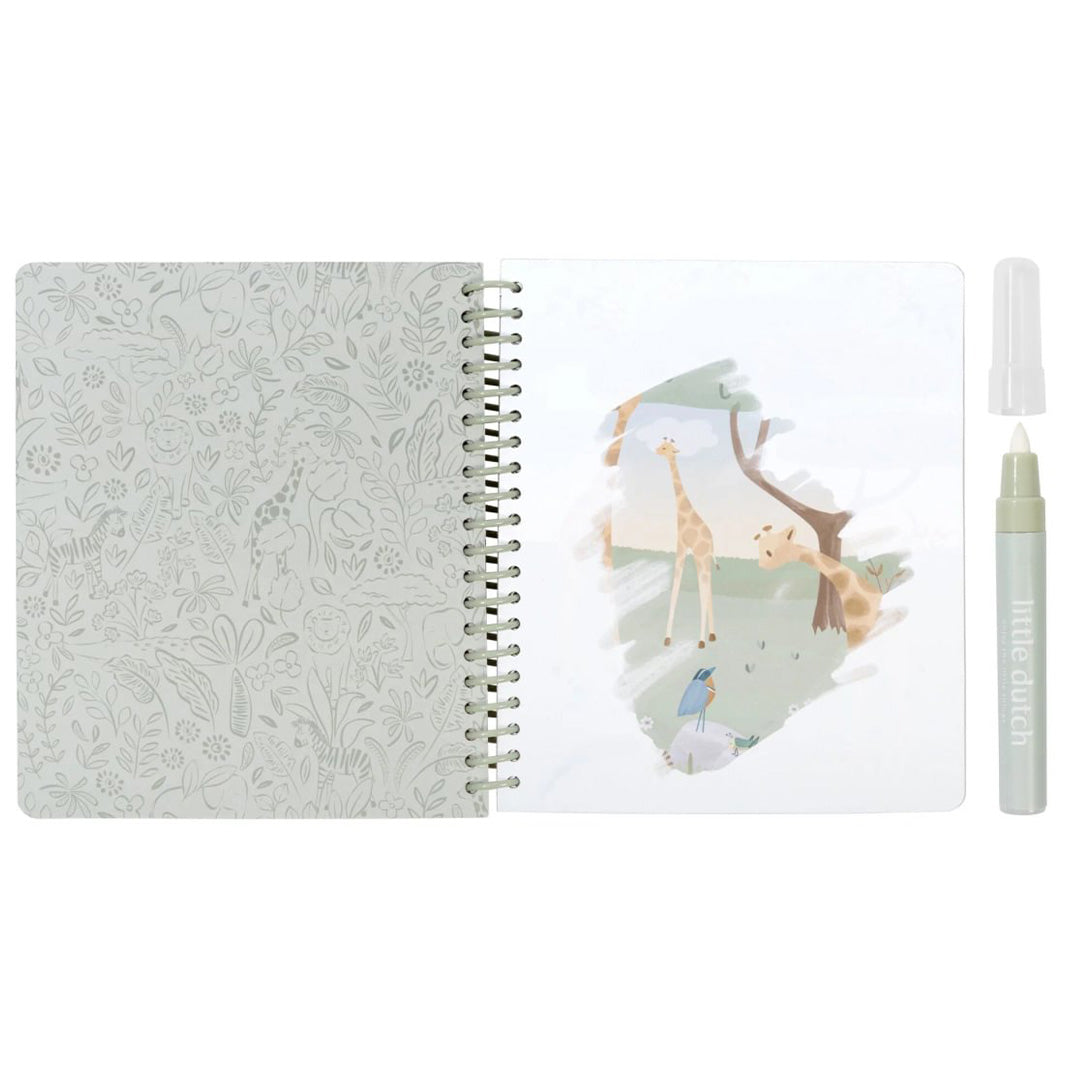 little dutch waterkleurboek jim - safari friends | LDBT126921 | 3