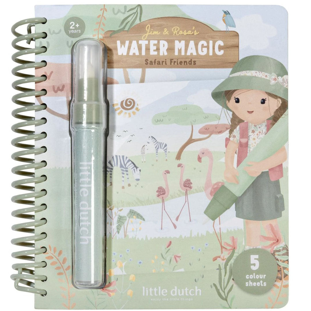 little dutch waterkleurboek rosa - safari friends | LDBT126909 | 