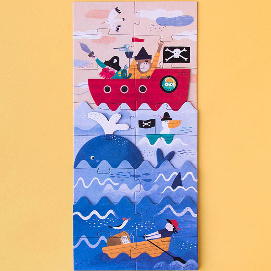 londji puzzel discover the treasure - 4, 8, 12, 16st | PZ559U | 3