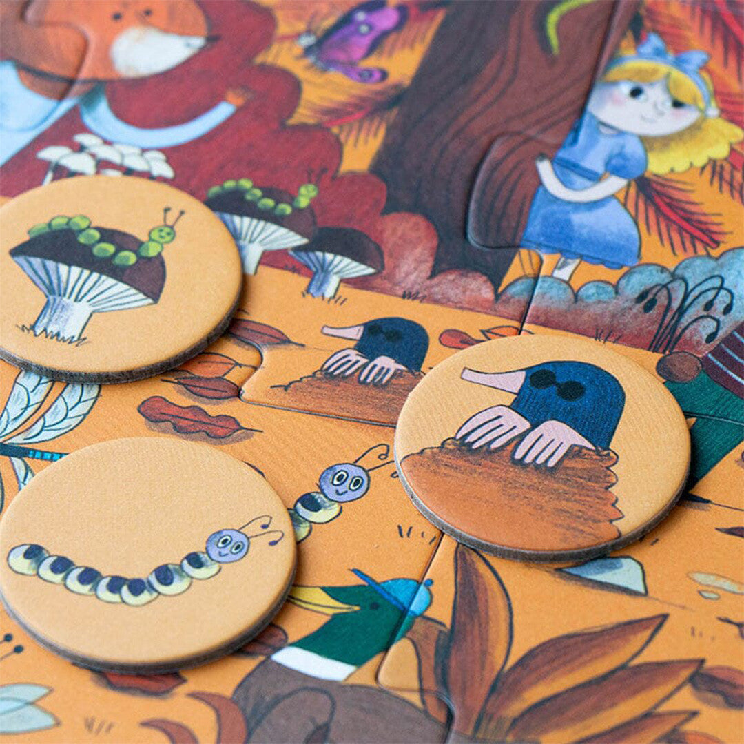 londji puzzel en zoekspel bear's forest - 2x24st | PZ585U | 4