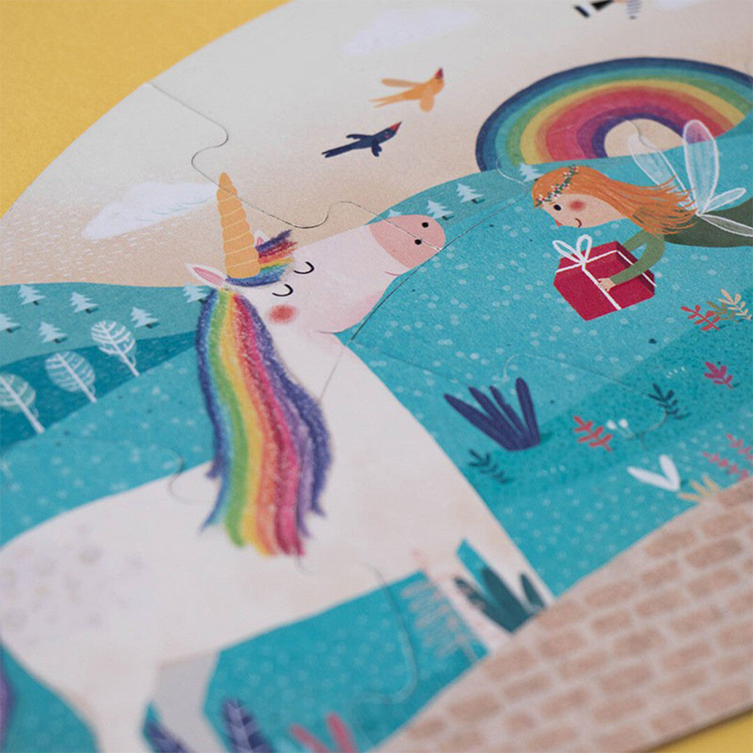 londji puzzel happy birthday unicorn - omkeerbaar - 2, 4, 6, 8 , 10st | PZ572U | 5